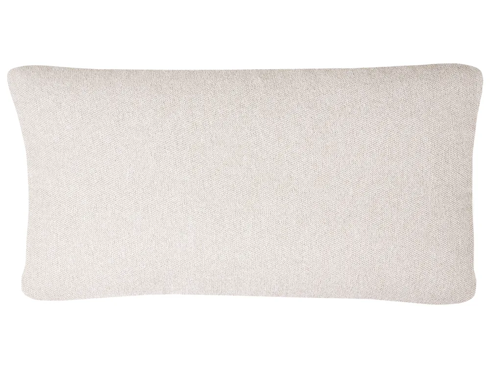 Corner Sofa 4 Seater BREDA Fabric Light Beige Right Hand_1078098