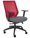Chaise de bureau en tissu rouge VIRTUOSO_919928