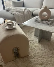 Pouffe MODOC Velvet Beige_866913