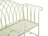 Metal Garden Bench 130 cm Light Green MILAZZO_825349