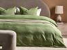 Duvet Cover Set SUMNER 200 x 200 cm Cotton Muslin Green