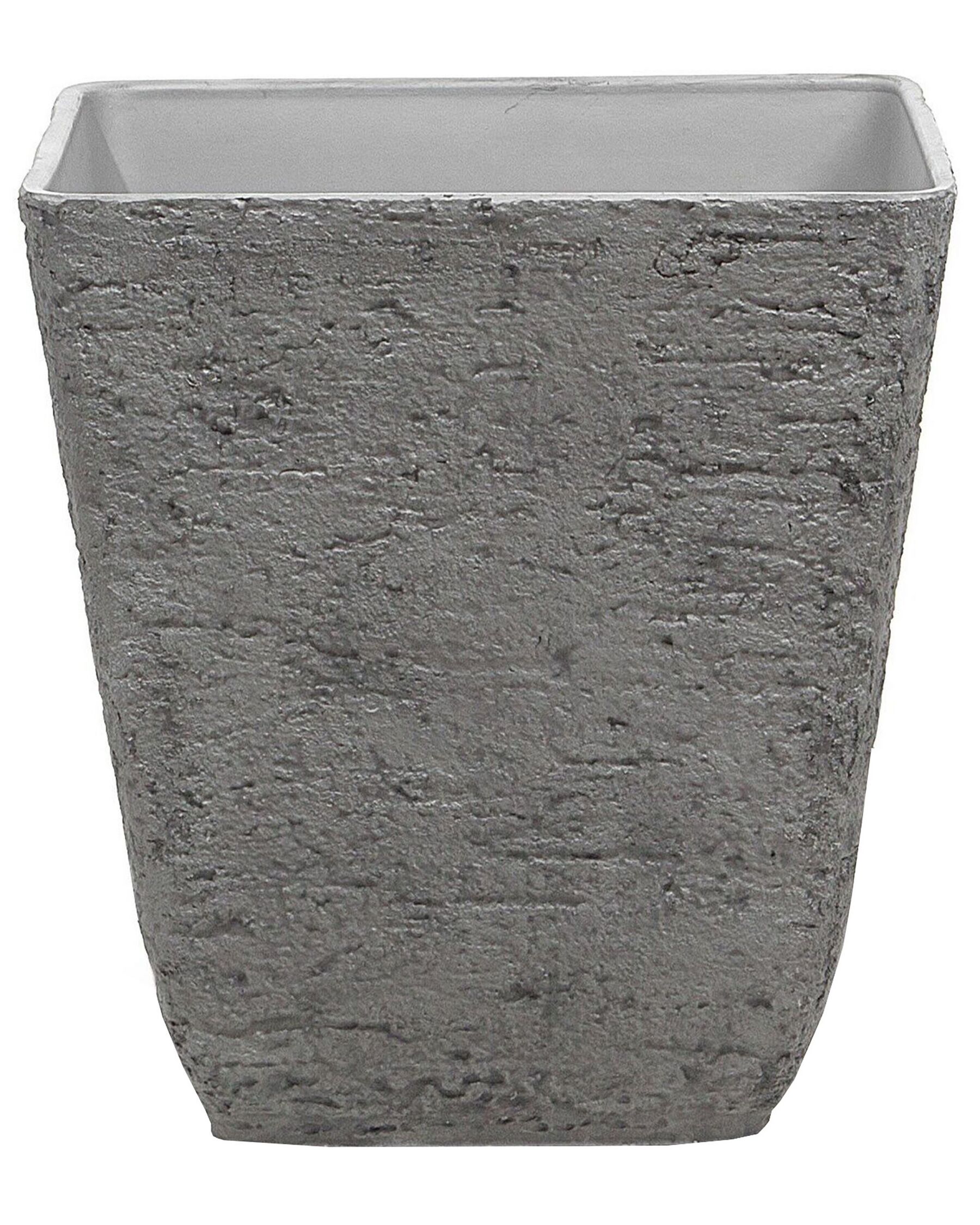 Vaso quadrato per interno ed esterno grigio 49x49x53cm DELOS_692612