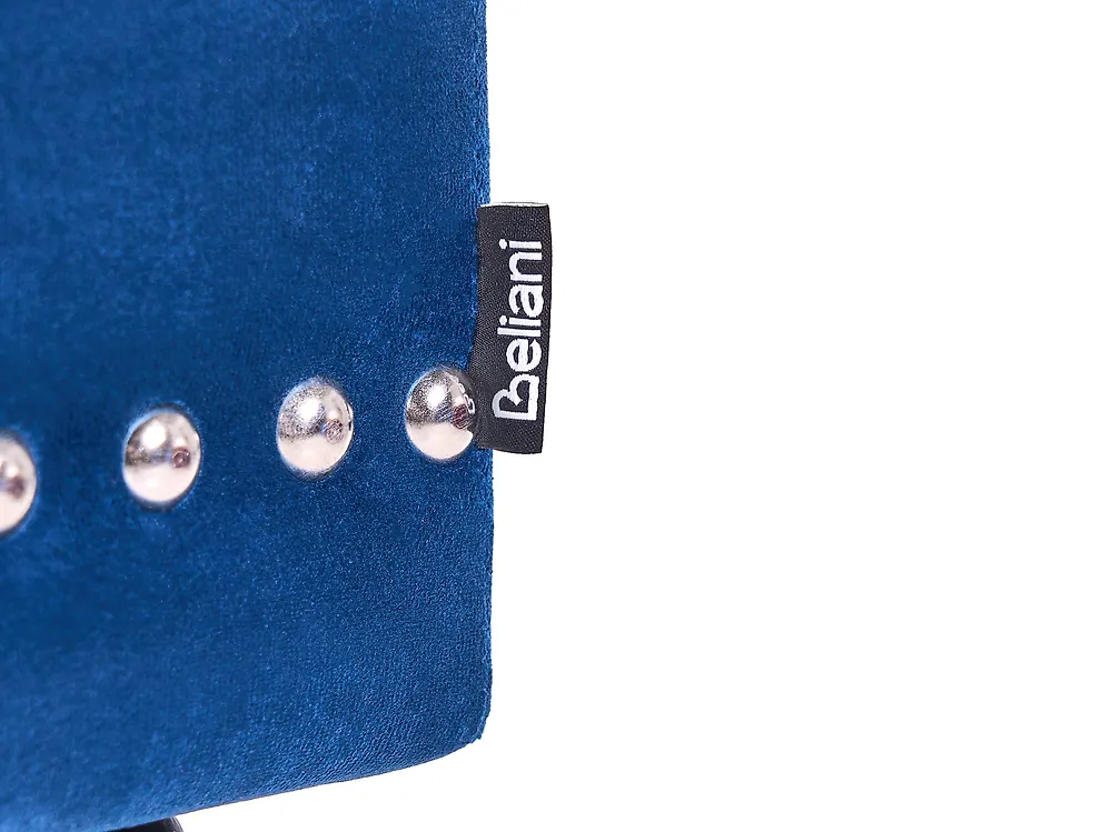 Storage Pouffe LORETTO Velvet Dark Blue_1190608