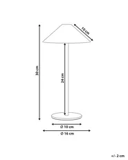 Wireless LED Table Lamp MODJO with Dimmer Metal Green_1042151