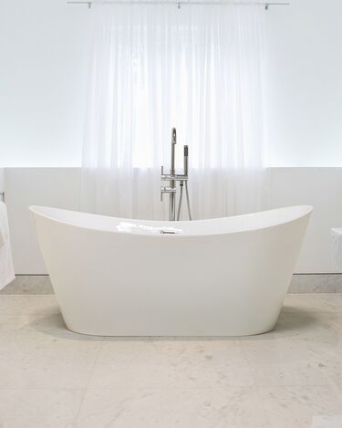 Freestanding Bath 1800 x 780 mm White ANTIGUA