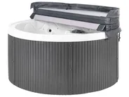 Vasca idromassaggio da esterno con LED MARFIL Grigio scuro_1069410