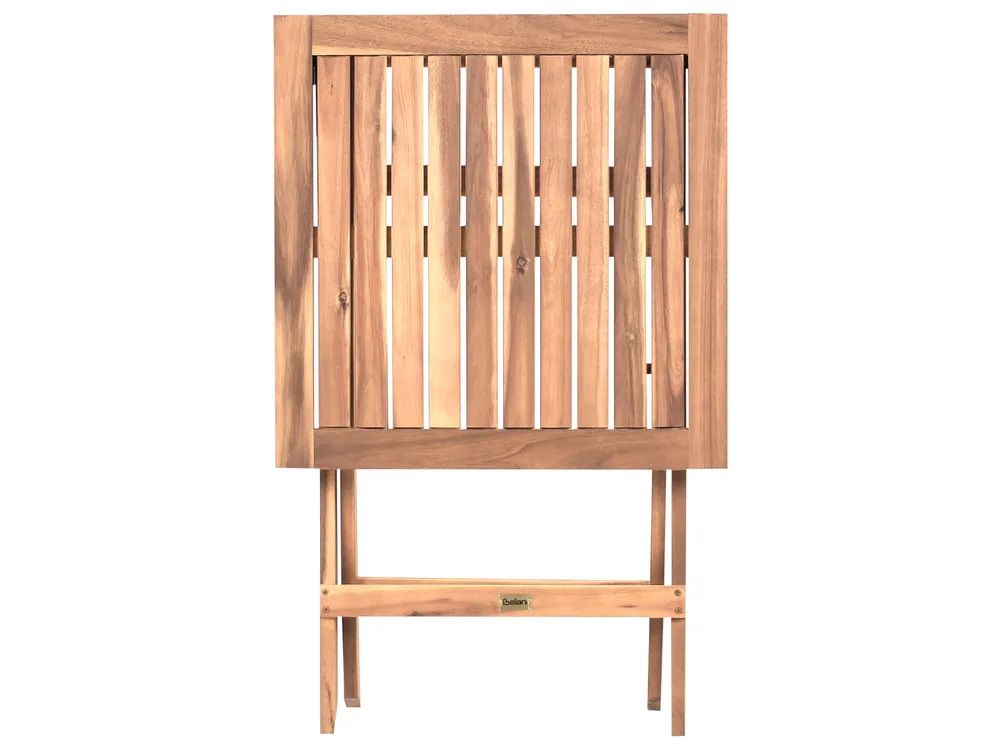 Bistro Set CONIOLO Acacia Wood Brown/ Black_987012