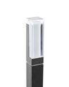 Candeeiro LED de jardim Bollard 60 cm preto AWUNA_917050