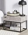 1 Drawer Bedside Table CAIRO Light Grey