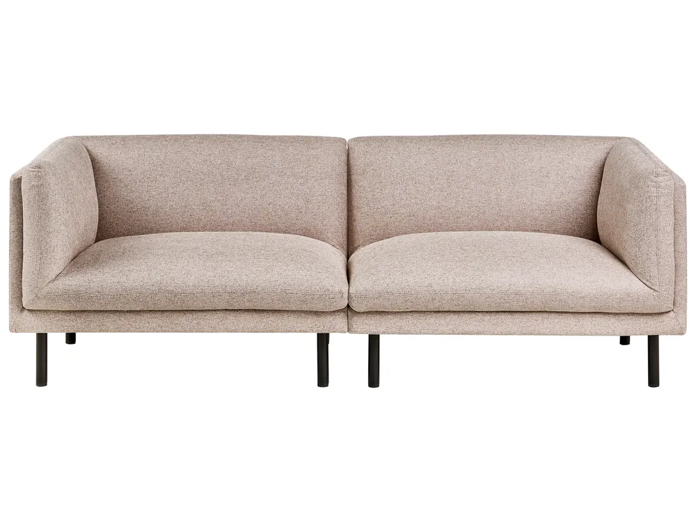 Sofa dla 3 osób VORGOD Jasnobrązowy