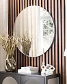 Wall Mirror ANNEMASSE 80 cm x 80 cm Metal Silver