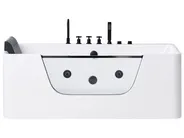 Vasca idromassaggio angolare CAHUITA 160 x 75 cm Bianco_1029534