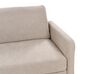 Canapé 2 places en tissu avec rangement taupe MARE_918620