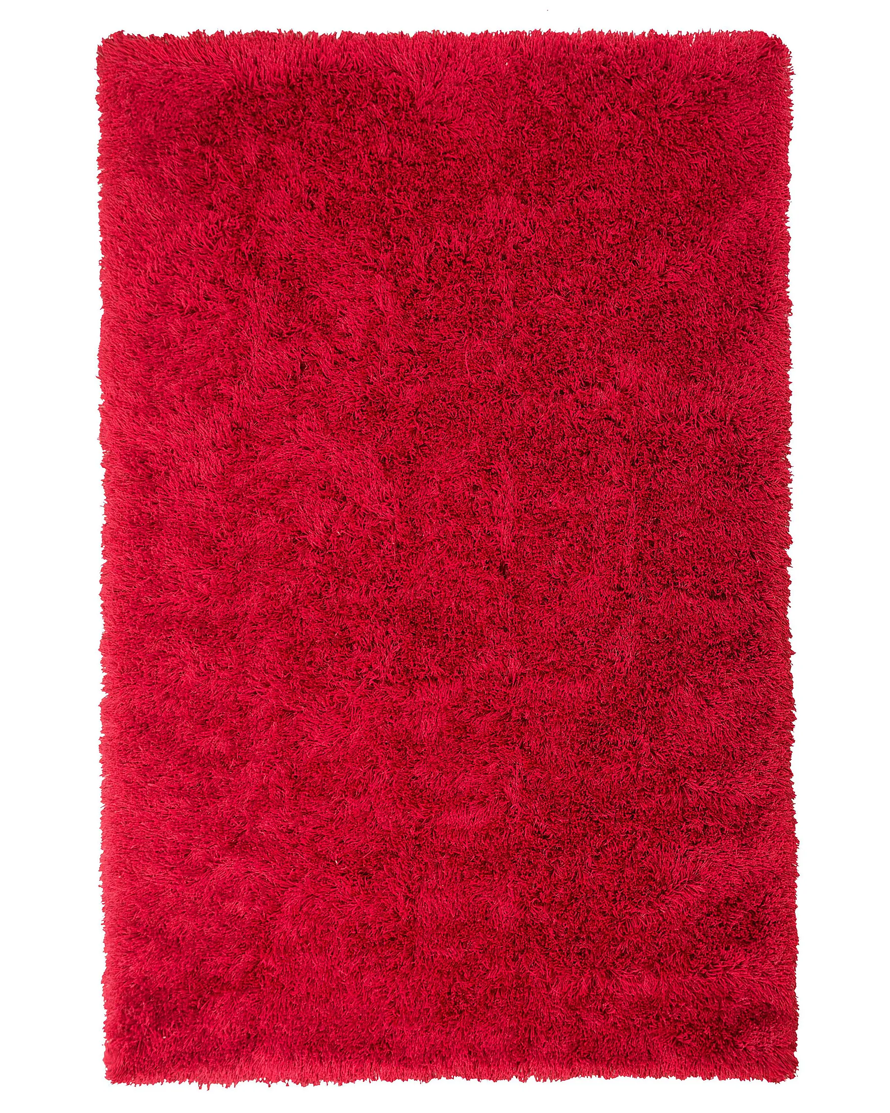 Tapis à poils longs CIDE Rouge 140 x 200 cm_746901
