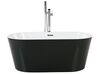 Badewanne freistehend schwarz-weiß oval 150 x 75 cm HAVANA_812190