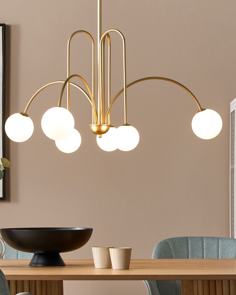 Lustre FORBES Metal Dourado