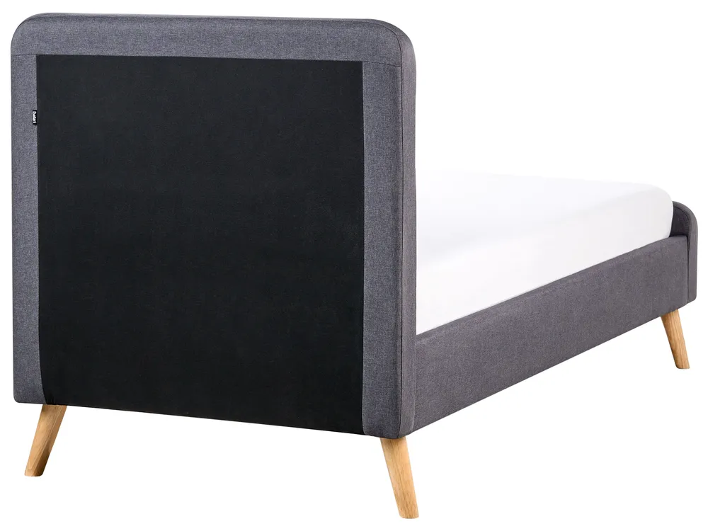 Bed Fabric RENNES 90 x 200 cm (EU Single) Dark Grey_679872