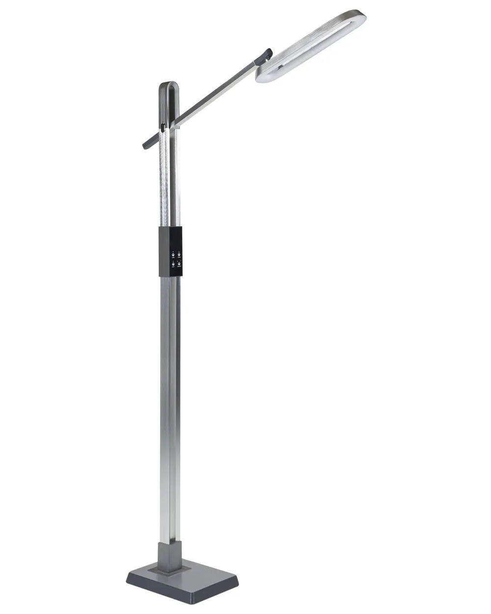 LED Floor Lamp AQUARIUS with Dimmer Metal Silver_867343