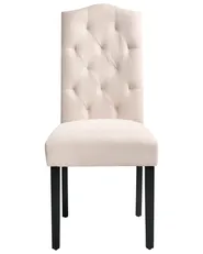 Set of 2 Dining Chairs SHIRLEY Fabric Light Beige_781779