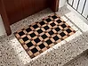 Doormat VILLASIS Beige/ Black 60 x 90 cm Coir