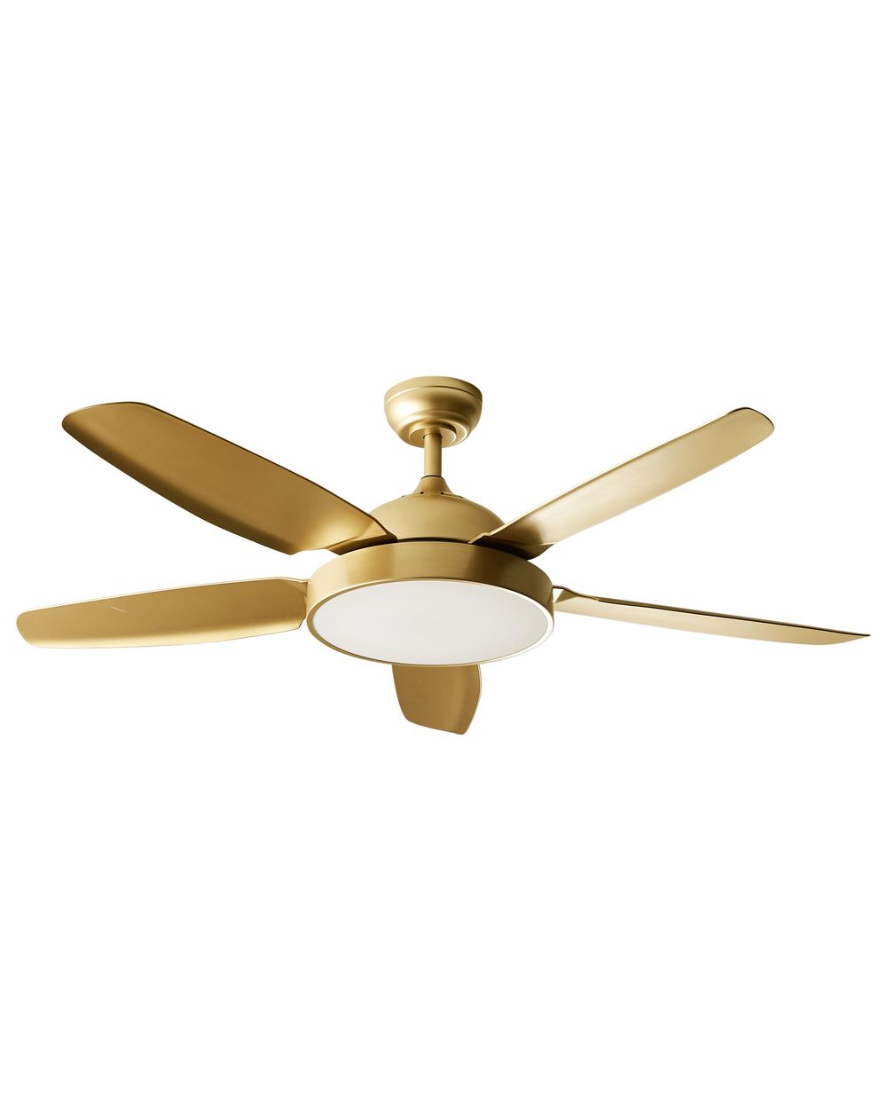 Ventilatore a soffitto con luce GOSHAABA con telecomando LED Ottone