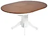 Extending Dining Table AKRON Brown Ash Wood 106/150 cm 106 cm Wood