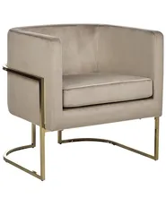 Armchair SIRKKA Velvet Taupe_900723