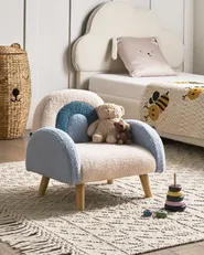 Kids Armchair Rainbow OMBO Boucle Light Blue_977427