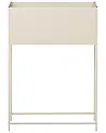 Elevated Plant Pot TAPIEN 70 cm Metal Beige