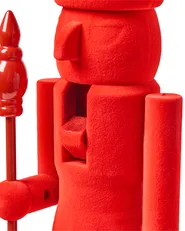 Set of 2 Figurines FLATEY 40 cm Nutcracker Red_1009163