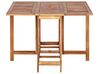 Ensemble de jardin pliable 4 places en bois d'acacia FRASSINE_922535