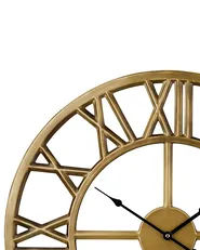 Zegar ścienny NOTTWIL 61 cm Metal Złoty_741540