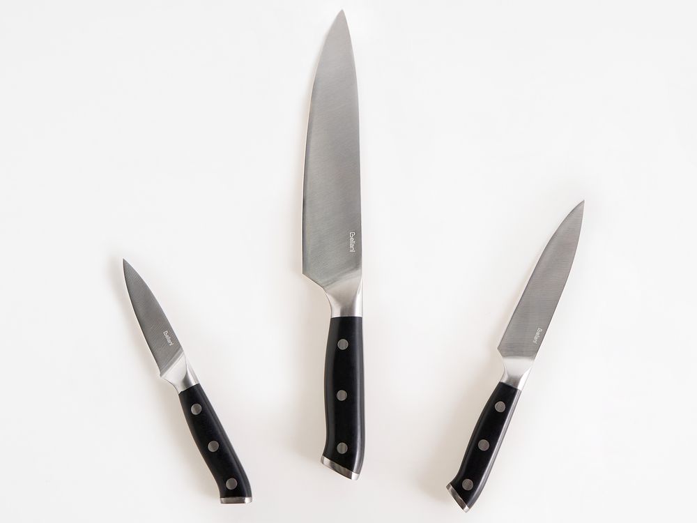 Lot de 3 couteaux IKEDA Noir