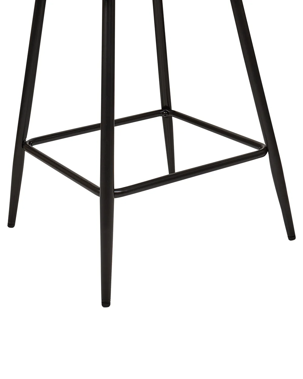 Set of 2 Bar Chairs SANILAC Velvet Orange_912651