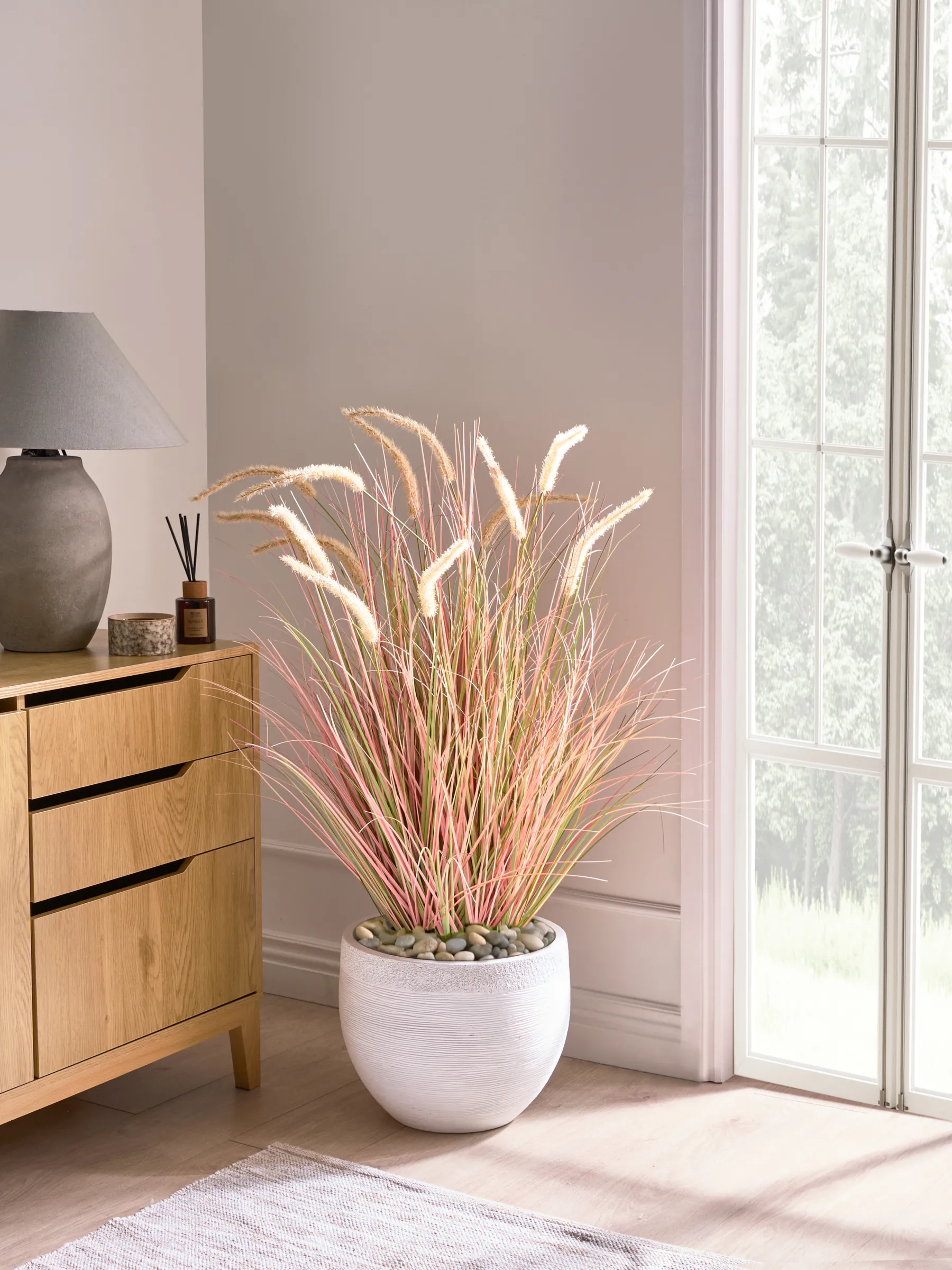 Artificial Plant BRISTLEGRASS 120 cm Orange_1018350