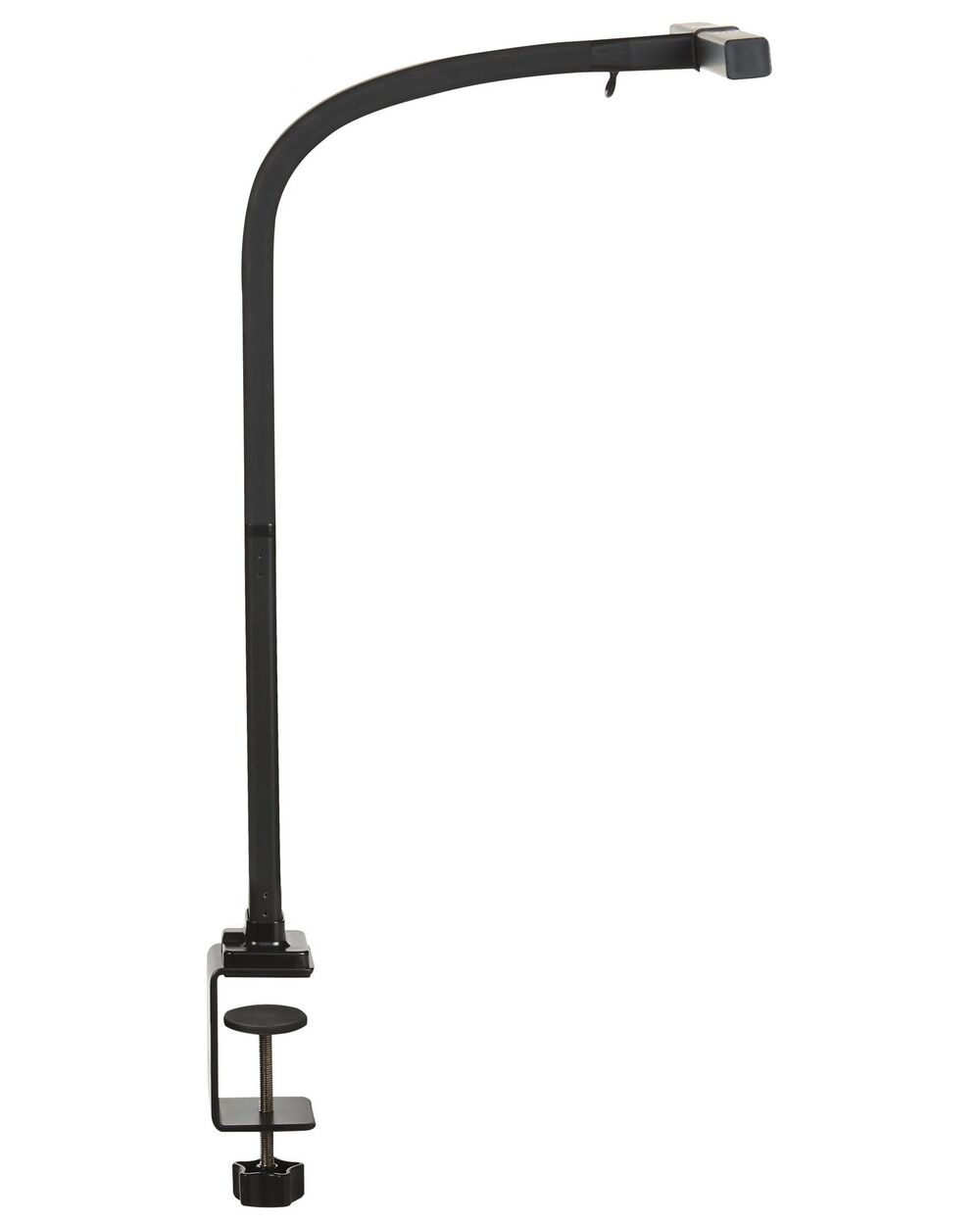 LED Clamp On Desk Lamp AURIGA With Motion Sensor Metal Black Beliani