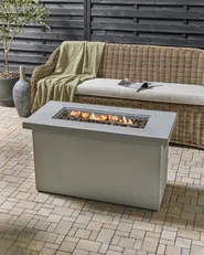 Gas Fire Pit AMBRIM Concrete Light Grey_956201