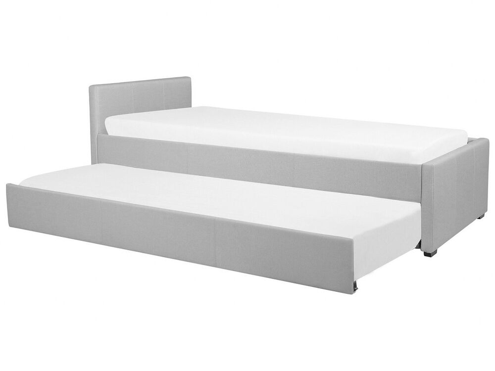 Trundle Bed Fabric MARMANDE 80 x 200 cm (EU Small Single) Light Grey