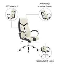 Kancelářská židle FORMULA Béžová_1074407