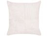 Set of 2 Corduroy Cushions 43 x 43 cm Off-White MILLET_854674