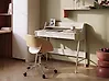 Home Office Desk with Hutch BROXTON 77 cm x 46 cm Light Beige