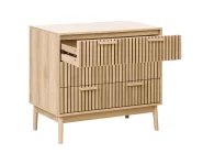 Komoda 3 szuflady LYNWOOD Jasnobrązowy_945531