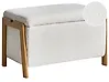 Storage Bench EDLAND Boucle White