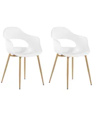 Set di 2 sedie da pranzo UTICA Bianco_775310