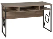 Scrivania FORRES 120 cm 60 cm Marrone/Nero_725961