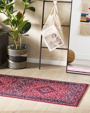 Runner Rug 60 x 200 cm Red VADKADAM