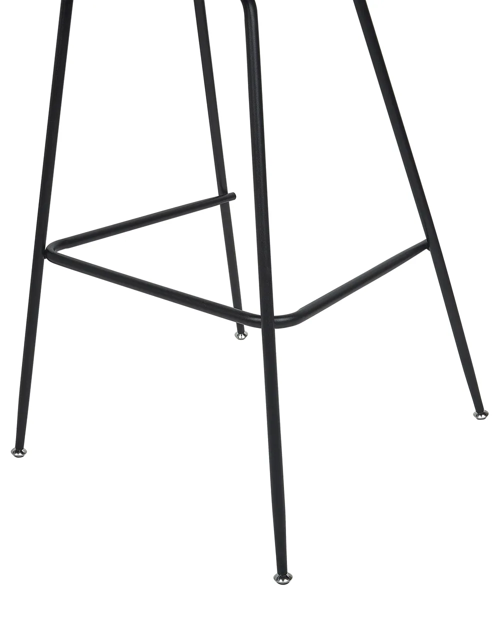 Set di 2 sedie alte ARCOLA Velluto Tortora_902387