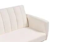 Sofa Bed 3 Seater VIMMERBY Fabric Light Beige_900027