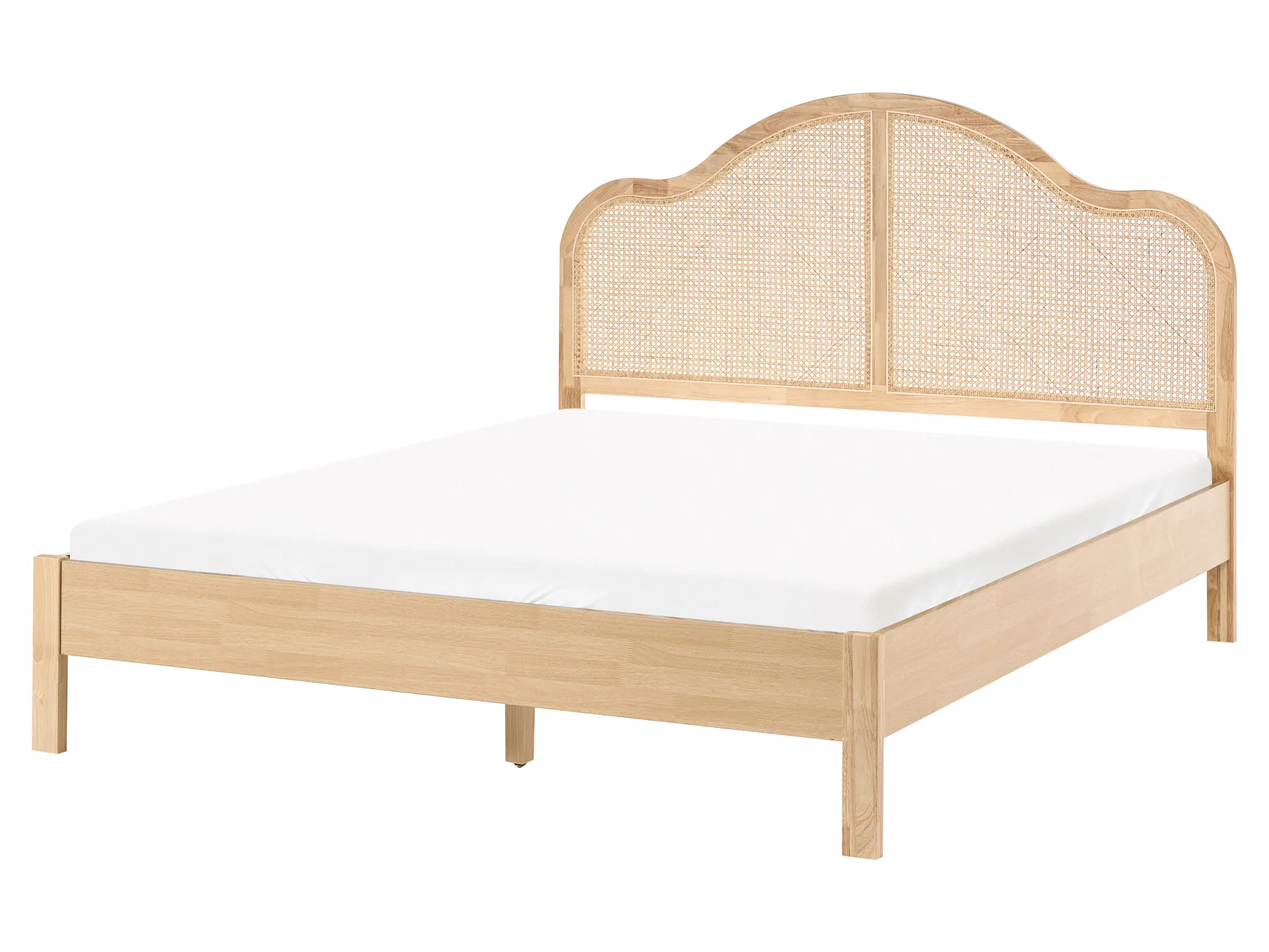Bed HOUNOUX 160 x 200 cm (EU King Size) Light Brown_1047742
