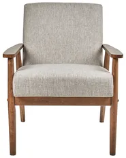 Armchair ESRUM Fabric Dark Brown/ Grey_943371